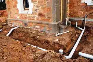 outside drainage Grays